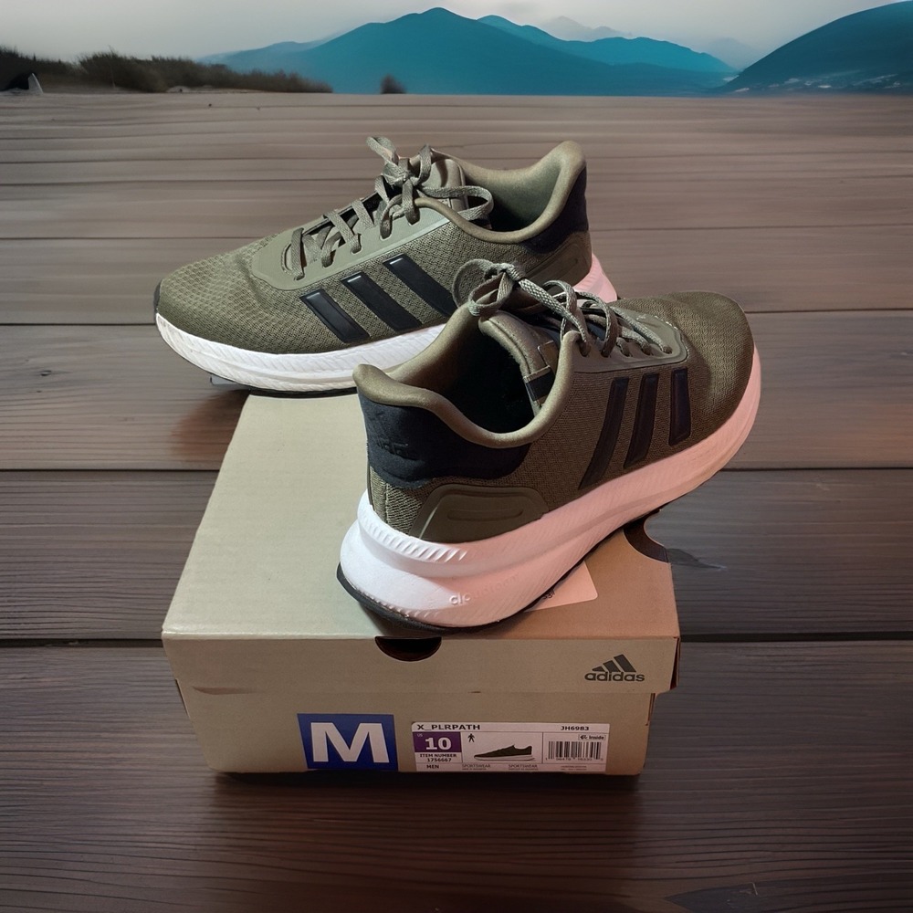 Men's 10, Adidas Green And Black X-PLR Path 2.0,